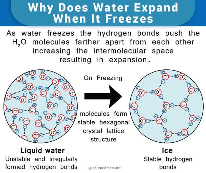 Water Expansion When Freezing Science Facts