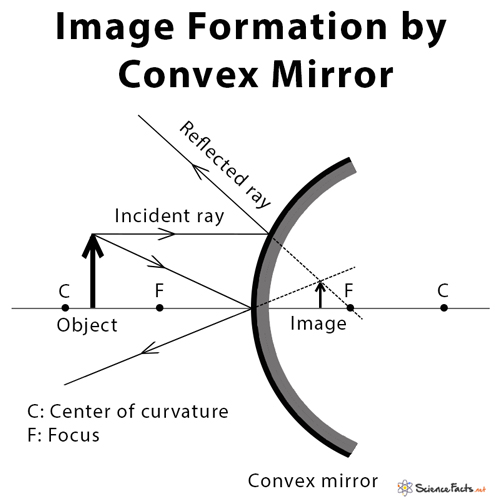 convex mirrors diagram